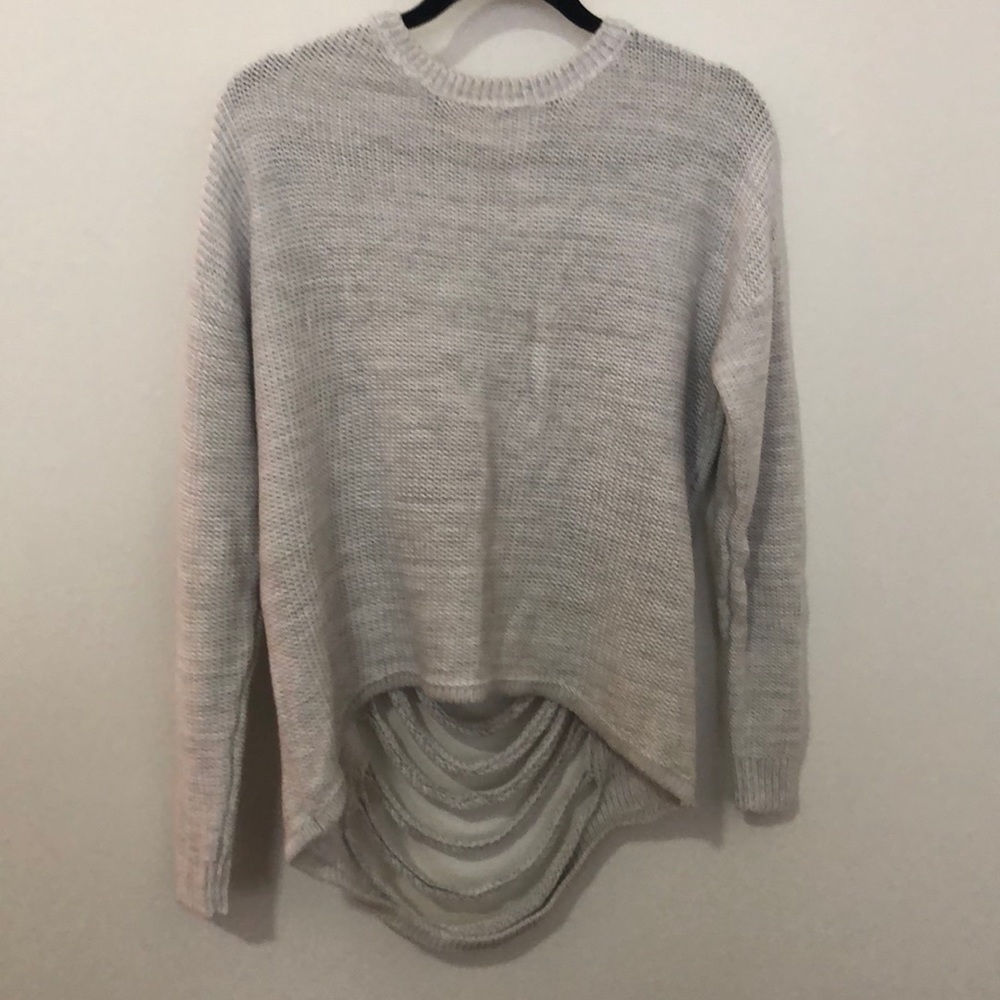Oversized grew sweater